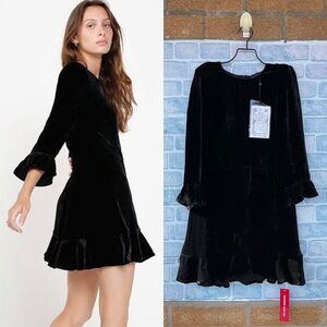 realisation par the mary jane crushed velvet dress size medium NWT